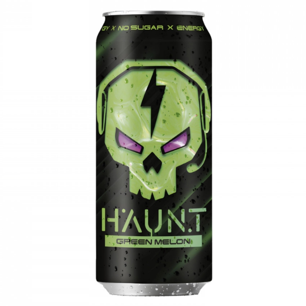 Спортивный напиток HAUNT Напиток тонизирующий 450 мл Зеленая дыня