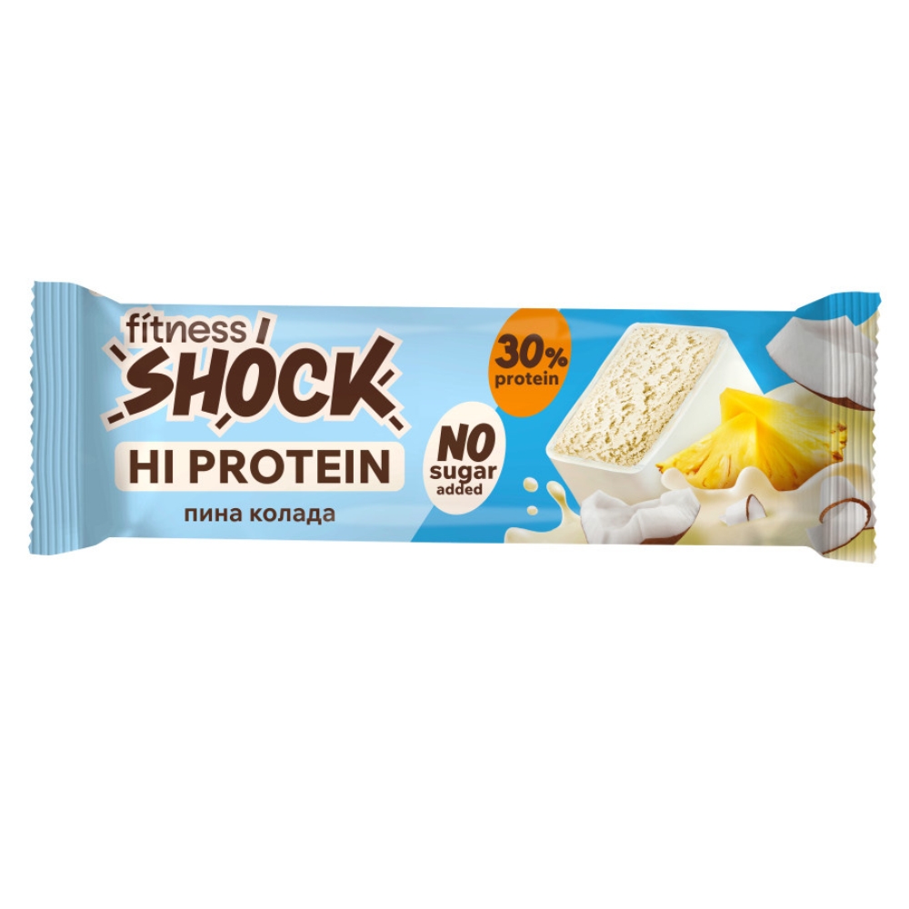 Батончик FITNESS SHOCK батончик протеиновый 40 g Пина колада